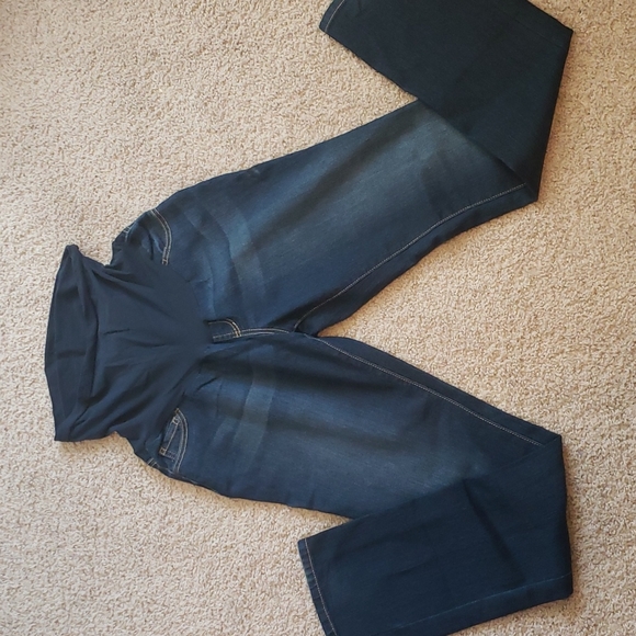 Motherhood comfy maternity jeans (large) - Picture 1 of 3